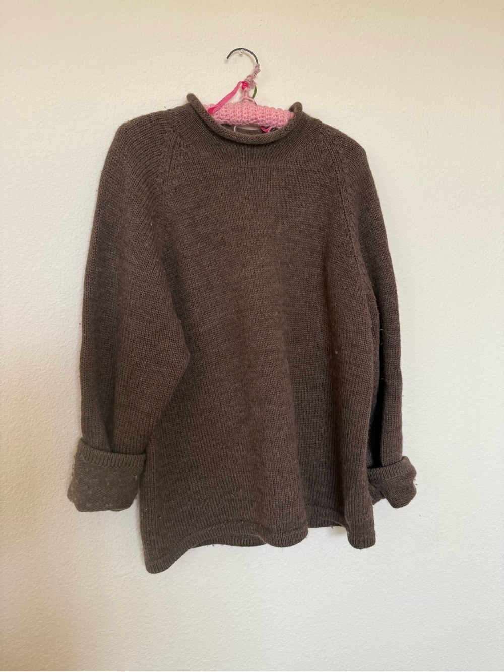 GAP 100% wool brown sweater